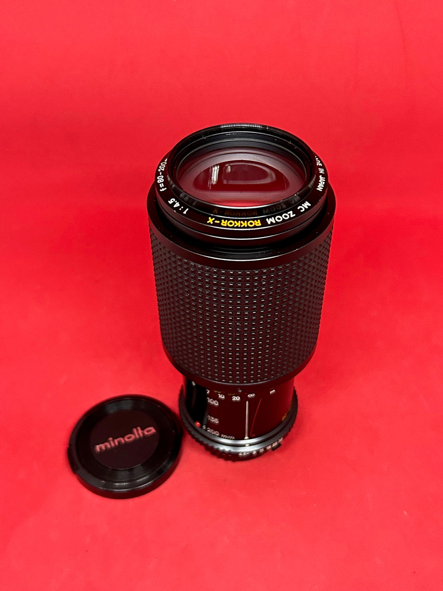 Minolta 80-200mm f/4.5 MD Zoom Lens – Lincoln Camera Shop Online, LLC