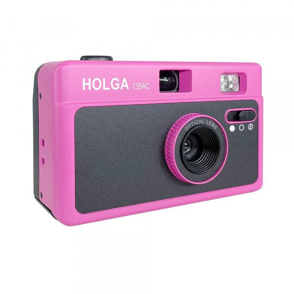 Holga 135AC Camera - Hot Pink – Lincoln Camera Shop Online, LLC