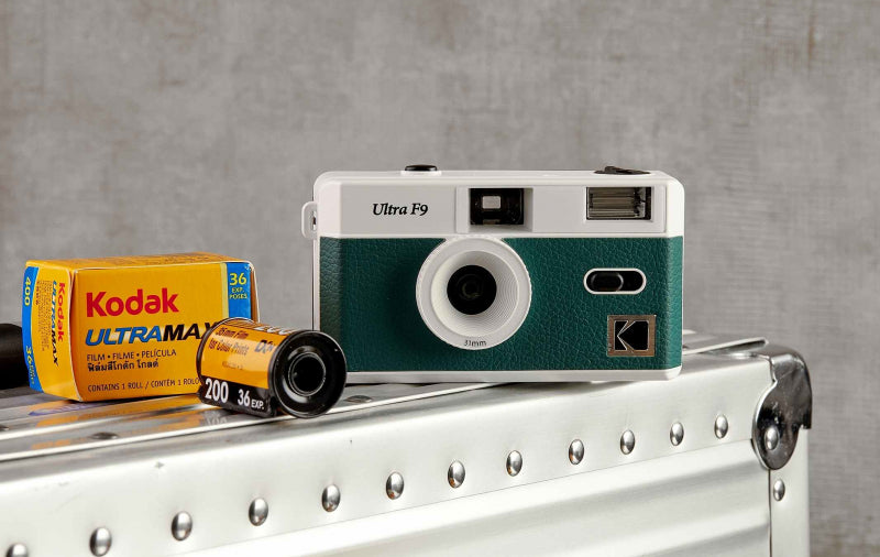 Kodak Ultra F9 35mm Film Camera with Flash - Green and White – Lincoln  Camera Shop Online, LLC