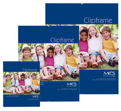MCS Clip Frames Clear with Silver Clips