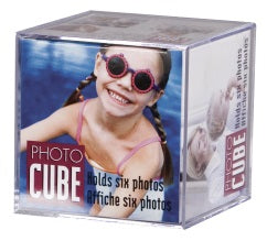 MCS Clear Acrylic Photo Cube 3.5 x 3.5 Only