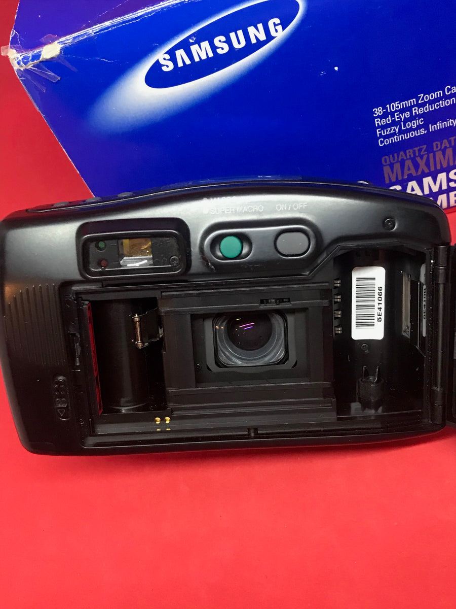 Samsung Maxima Zoom 105 35mm Film Camera – Lincoln Camera Shop