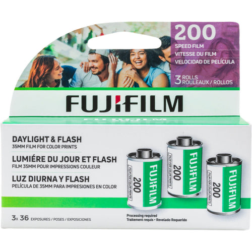 Fuji Fujicolor 200 ISO 35mm x 36 exp. 3 Pack