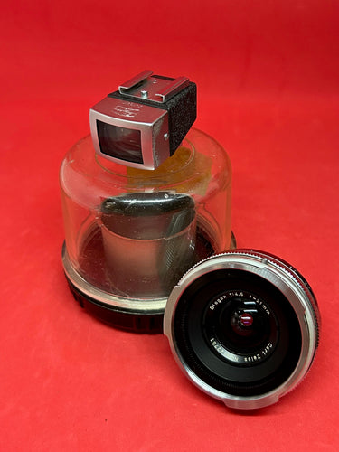 Zeiss 21mm F/4.5 Biogon Chrome Lens For Contarex with Finder