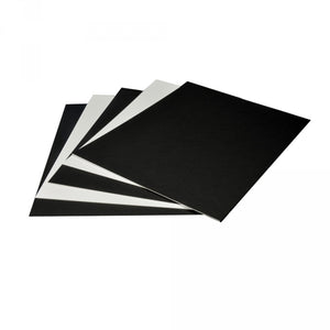 Arista Mat Board 11x14 4-ply Black/White - 25 pack