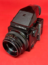Cargar imagen en el visor de la galería, Bronica ETRS With Prism Finder / ZENZANON MC 75mm f/2.8 / 220 Back