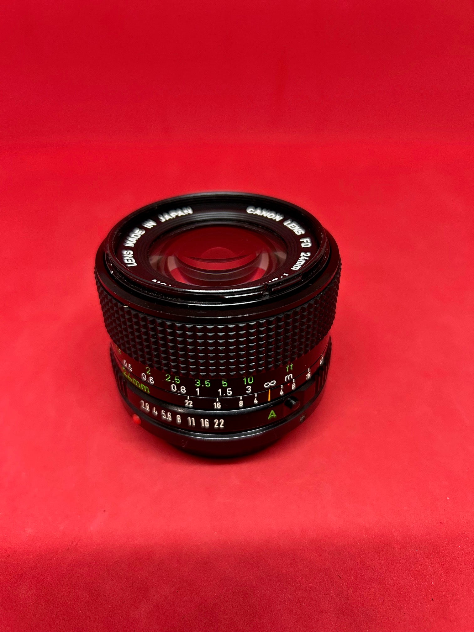 FD 24mm Canon Lens f2.8 S.S.C. Wide Angle Prime F2.8 3D キャノン