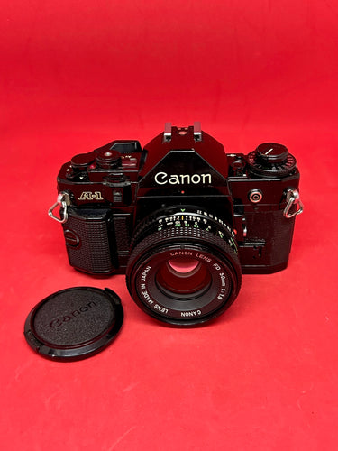 Canon A-1 with 50mm f/1.8 Lens