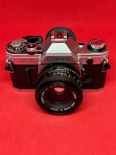 Load image into Gallery viewer, Canon AE-1 with 50mm f/1.8 Lens