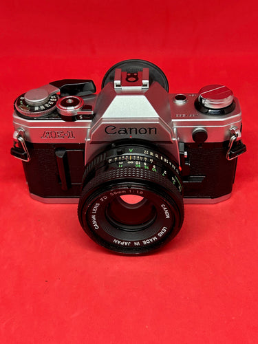 Canon AE-1 with 50mm f/1.8 Lens