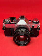 Load image into Gallery viewer, Canon AE-1 with 50mm f/1.8 Lens