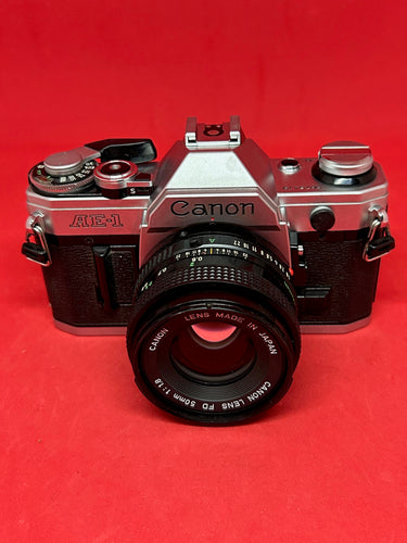 Canon AE-1 with 50mm f/1.8 Lens
