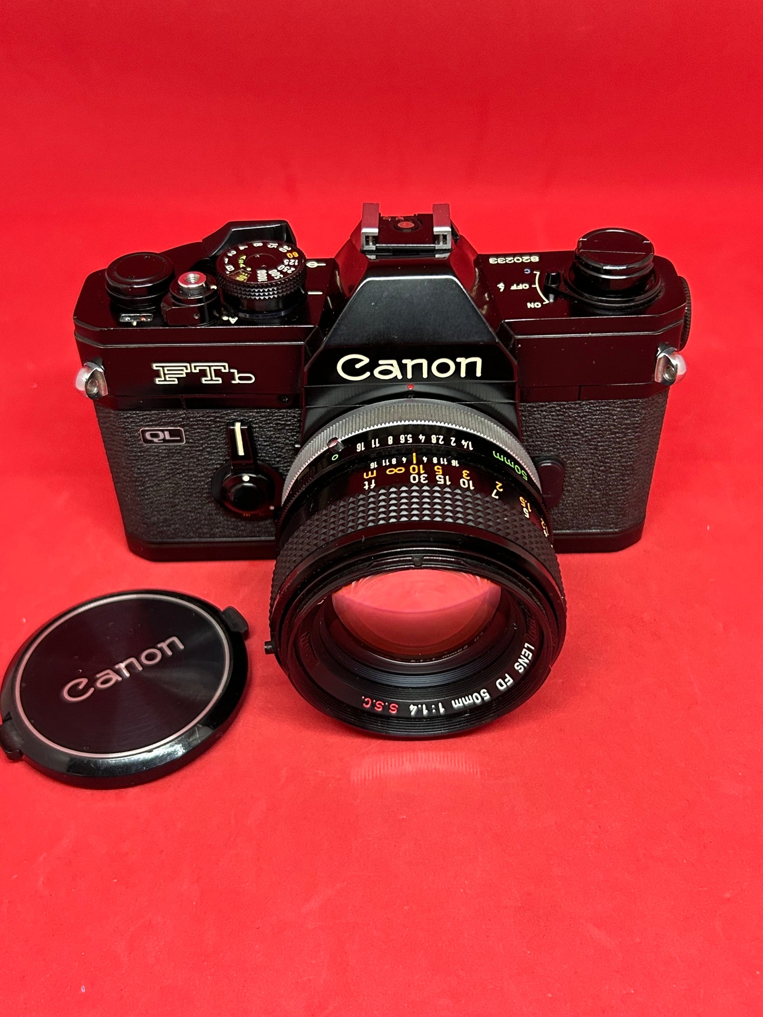 Canon FTb ブラック + CANON LENS FD 50mm F1.4 S.S.C. フィルムカメラ