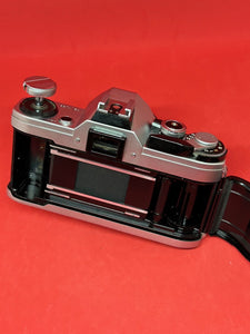 Canon AE-1 with 50mm f/1.8 lens