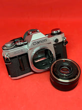 Load image into Gallery viewer, Canon AE-1 with 50mm f/1.8 Lens