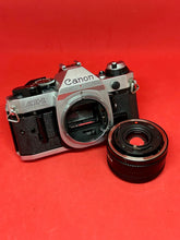 Load image into Gallery viewer, Canon AE-1 Program 35mm Camera with 50mm f/1.8 Lens