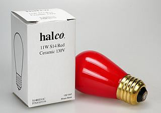 Halco 11 Watt S14 Red Safelight Bulb (LOW STOCK)