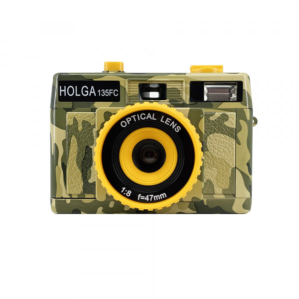 Holga 135FC 35mm Film Camera - Green Camo – Lincoln Camera Shop