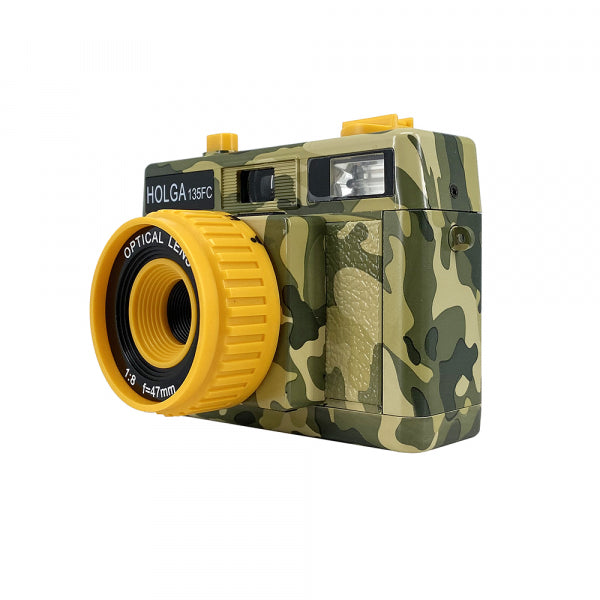Holga 135FC 35mm Film Camera - Green Camo – Lincoln Camera Shop