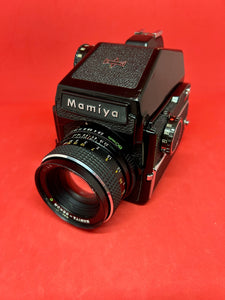 Mamiya 645 J Film Camera, 80mm f/2.8 lens, PD Prism, 220 Insert