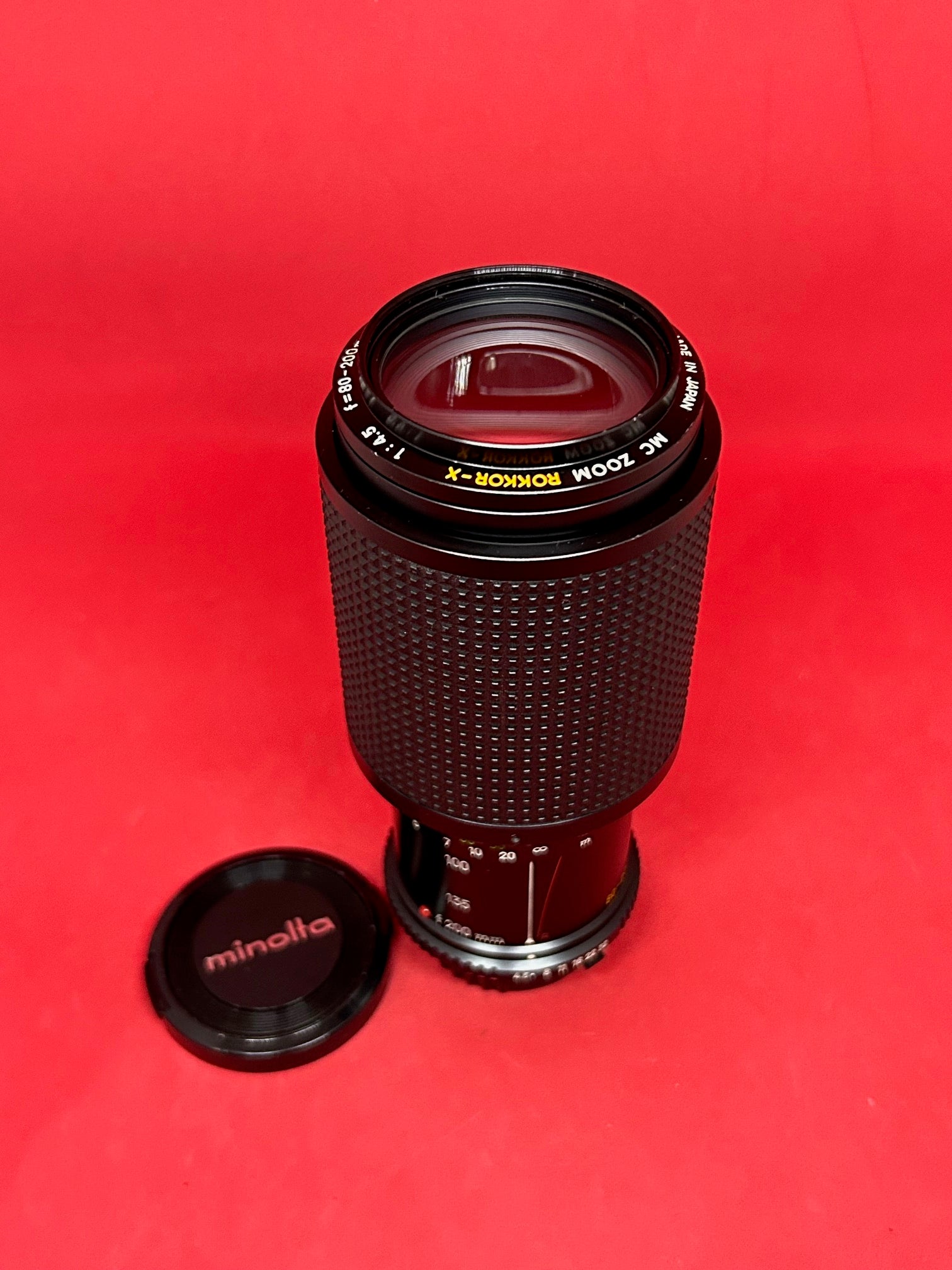 Minolta 80-200mm f/4.5 MD Zoom Lens – Lincoln Camera Shop Online, LLC