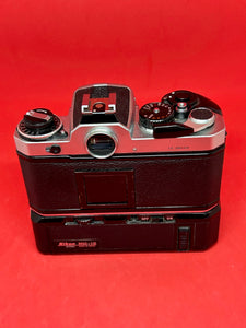 Nikon FE Chrome Body with MD-12 Motor Drive