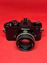 Load image into Gallery viewer, Nikon FM Black with 50mm f/1.8 Lens