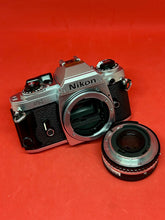 Laden Sie das Bild in den Galerie-Viewer, Nikon FG 35mm Film Camera with 50mm f/1.8 "E" Lens