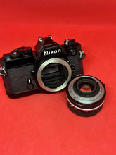 Load image into Gallery viewer, Nikon FM Black with 50mm f/1.8 Lens