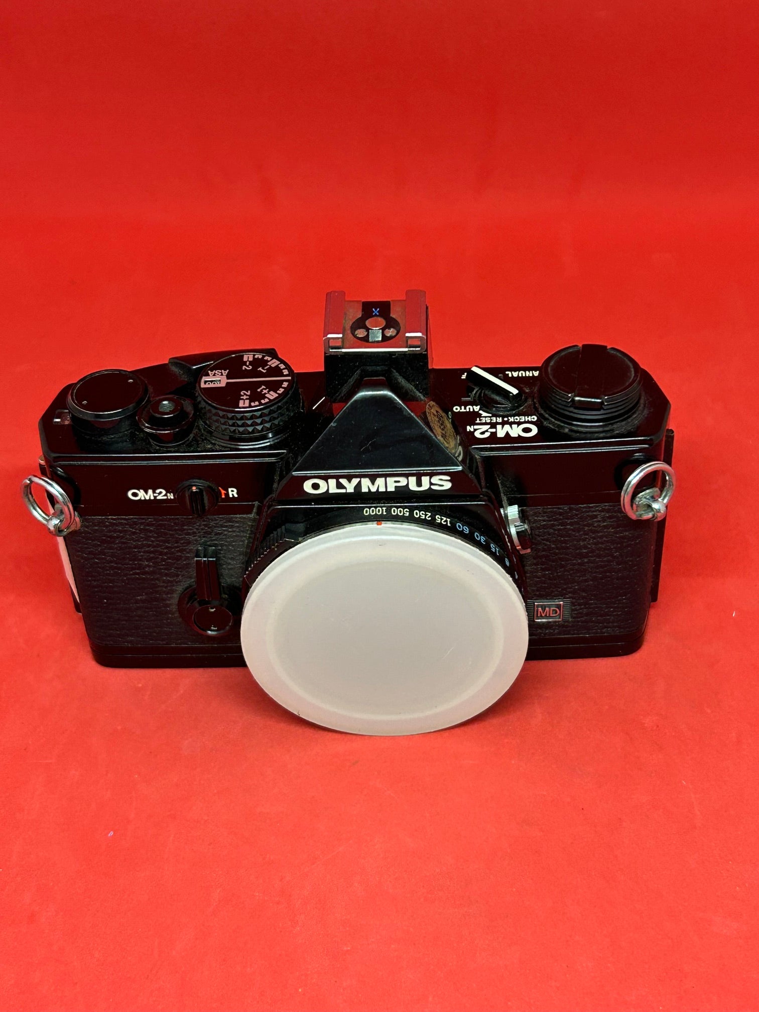 Olympus OM2n Black Body Only AS IS – Lincoln Camera Shop Online, LLC