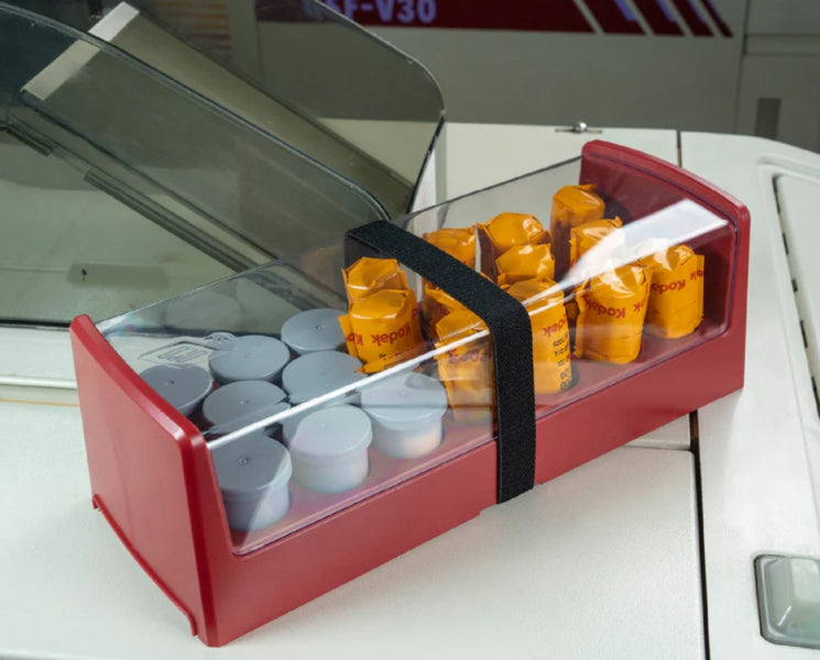 Optik Film Rack Holds 20 Rolls of Film 35/120 - Notorious Red – Lincoln ...