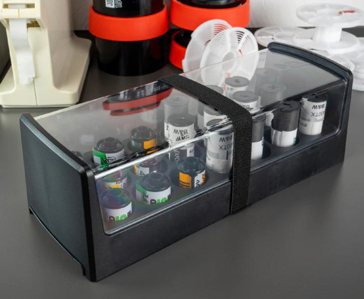 Optik Film Rack Holds 20 Rolls of Film 35/120 - Oldschool Black ...