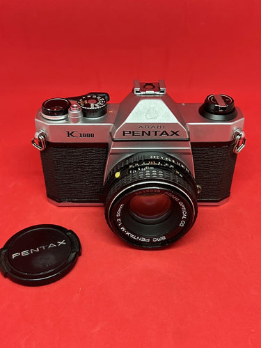 Pentax K1000 with 50mm f/2.0 lens