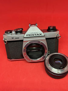 Pentax K1000 with 50mm f/2.0 lens