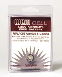 Wein Cell MRB-400 1.35V Zinc/Air Mercury Replacement Battery - Replacement for RM400R or V400PX