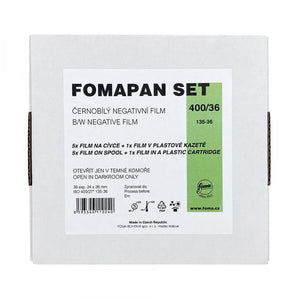 Foma Fomapan 400 ISO 35mm x 36 exp. - Pre-Spooled Reload Kit - Set of 6