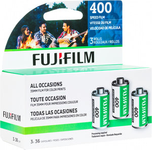 Fujifilm 400 ISO 35mm x 36exp. 3-PACK (USA) - Color Film