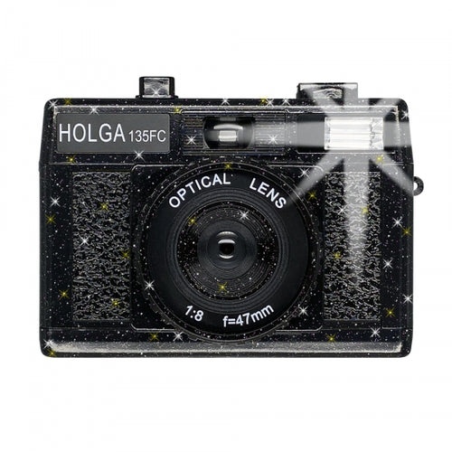 Holga 135FC 35mm Film Camera - Black Sparkle