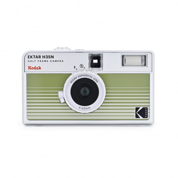 Kodak Ektar H35N Half Frame 35mm Camera w/ 22mm Lens F/8 and Flash 