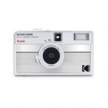 Cargar imagen en el visor de la galería, Kodak Ektar H35N Half Frame 35mm Camera w/ 22mm Lens F/8 and Flash - Silver