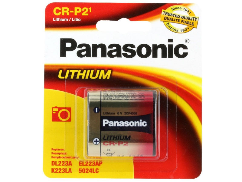 Panasonic CR-P2/223L Lithium Battery 6v