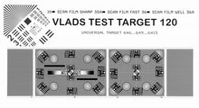 画像をギャラリービューアに読み込む, Vlads Test Target 120 Format