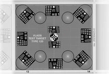 画像をギャラリービューアに読み込む, Vlads Test Target 120 Format