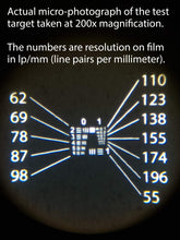 Load image into Gallery viewer, Vlads Test Target 35mm Strip of 5