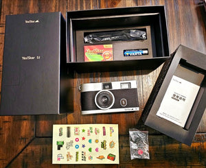 YES!STAR S1 35mm Film Camera with Flash - Includes 2 Rolls of Film, Strap, Stickers