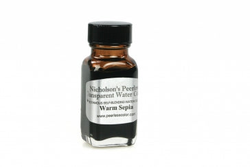 Peerless Black and White (Liquid) Spotting Dye - Warm Sepia 1 oz.