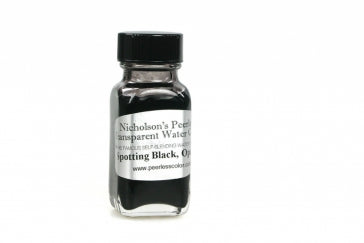 Peerless Black and White (Liquid) Spotting Dye - Black Opaque 1 oz.