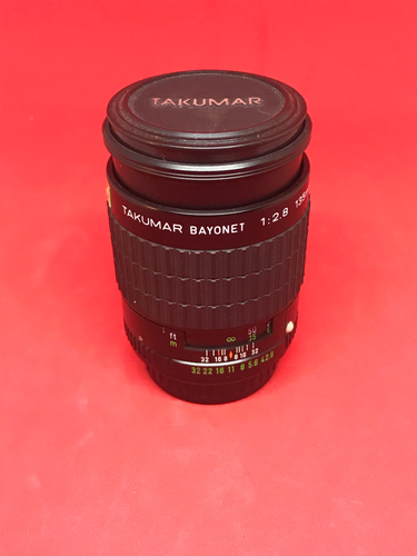 PENTAX 135MM F/2.8 TAKUMAR K MOUNT MANUAL FOCUS LENS