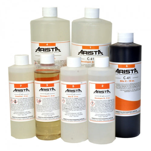 Arista C-41 Liquid Color Negative Developing Kit - 1 Gallon (Shipping restrictions apply)