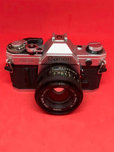 Load image into Gallery viewer, Canon AE-1 with 50mm f/1.8 Lens